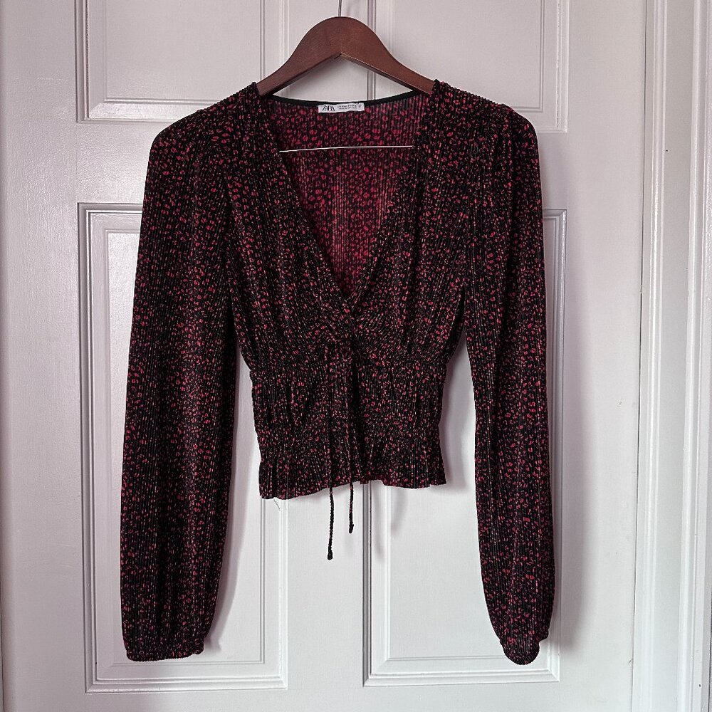 Zara - Pleated Top - Size S